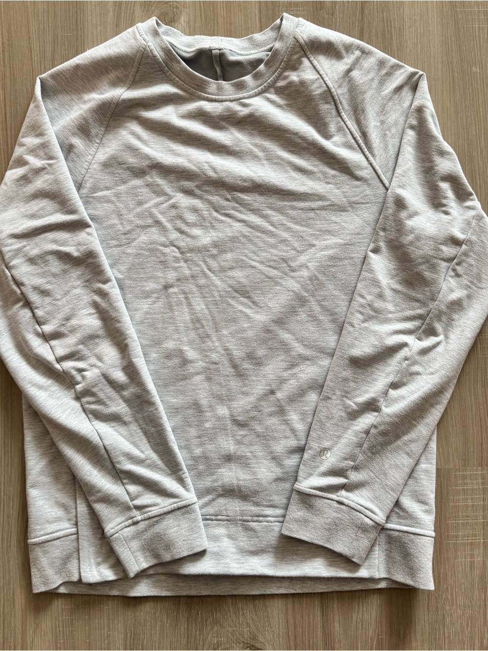 lululemon athletica Light Gray Crewneck Sweater